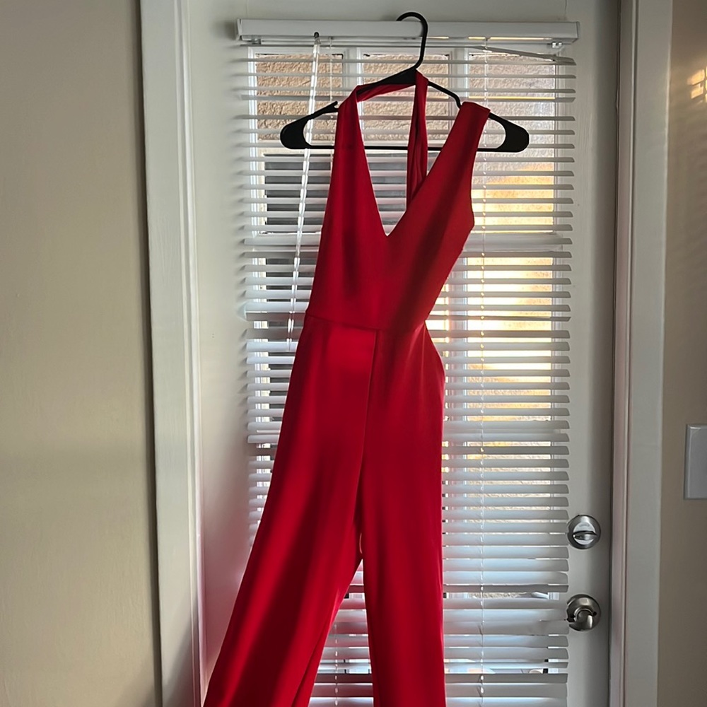 Express Red Jumpsuit